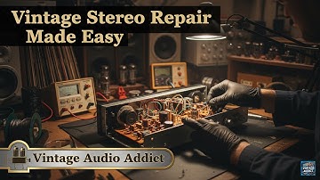 Repairing Vintage Stereo Equipment The Easy Way. DIY Audio Restoration