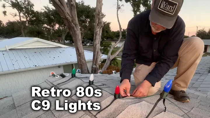 Retro 80s Christmas Lights - C9 LED Christmas Lights