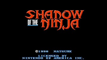 [NES] Shadow of the Ninja/Kage longplay