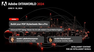 [ADW24-D3-S08] Building PDF Stylesheets with AEM Guides (Aswini Lakshminarayanan, Surbhi Maheshwari)
