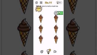 Brain Out Level 11 Puzzle - Which one is not real ice cream Walkthrough Solutions screenshot 5