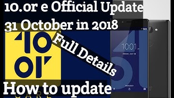 10.or e official update October(31) in 2018. fix bug fingerprint gesture & picture in pic mode