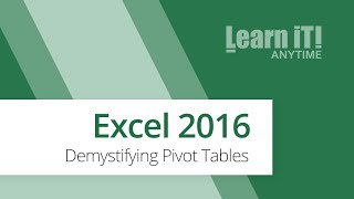 Excel 2016 - Demystifying Pivot Tables(In this Excel 2016 training video we look at Pivot Tables, you will learn the basics about Pivot tables in Excel 2016, and also some advanced ways to set up and ..., 2016-08-31T22:06:30.000Z)