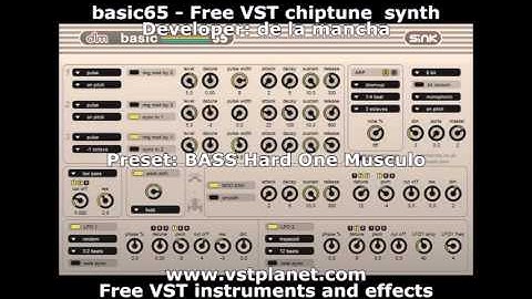 basic65 - Free VST chiptune synth - vstplanet.com