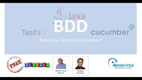 DevOps Tutorial for Beginners - Webinar - Role of BDD in DevOps with Demo