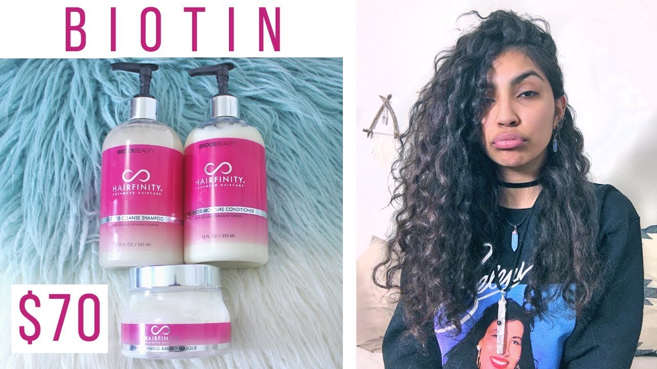 Hairfinity Review Biotin Hair Products Youtube