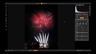 How to Edit Firework Photos - ON1 Photo RAW screenshot 5