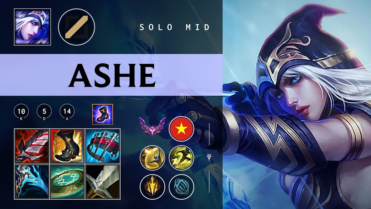 Ashe Mid vs LeBlanc - VN Master Patch 26.04