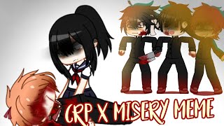 CRP X MISERY / Meme/ Yandere simulator/ Male rivals/ Yandere AU