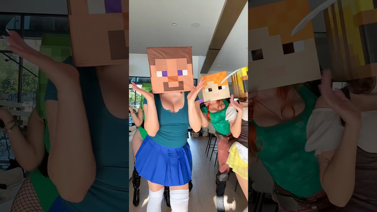 come here girl 🕺 #minecraft #minecraftcosplay #cosplay