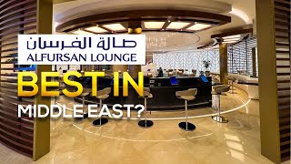 Review of Saudi Airlines Alfursan Lounge at the New Jeddah Airport KAIA screenshot 1