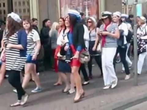 Sailor girls in Amsterdam.