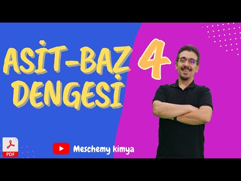 ASİT BAZ DENGESİ 4.bölüm Tampon Çözeltiler ve Tuzların Hidrolizi 11.Sınıf Kimya + PDF