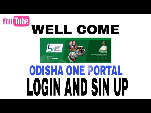 HOW TO REGISTER || ODISHA ONE PORTAL || SING AND SIN UP