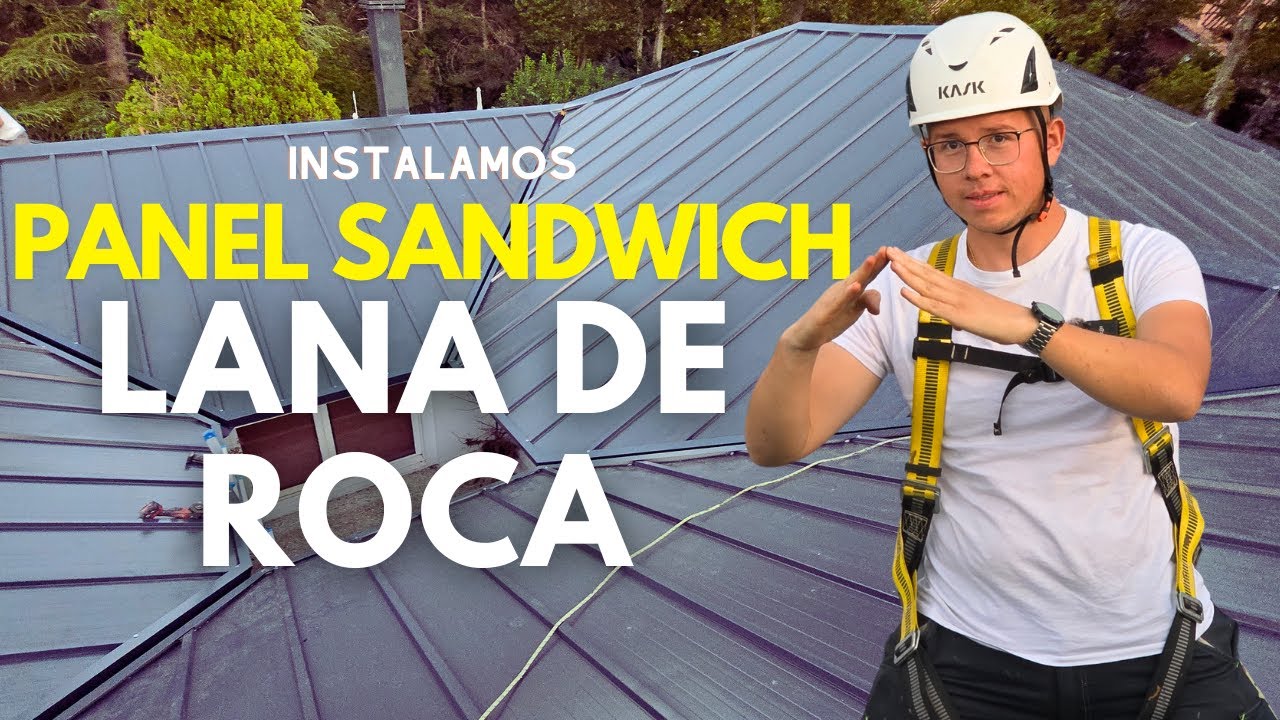 Rehabilitación de Tejado 🏠 Cambiamos la TEJA por PANEL Sándwich de Lana