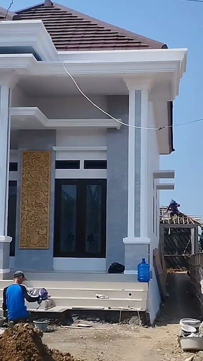 Rumah klasik modern ukuran 7,x15