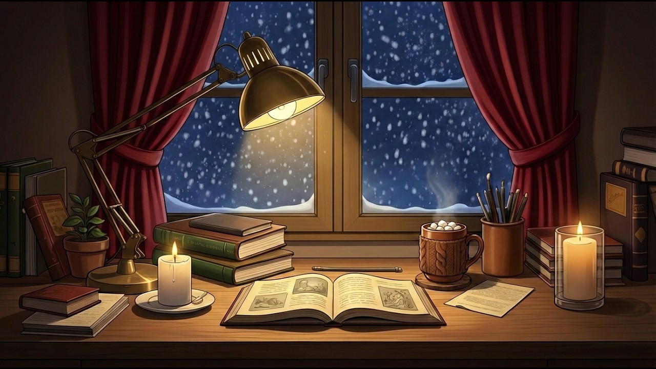 Winter Lofi Chillhop ❄️ Cozy Beats for Late-Night Study & Focus