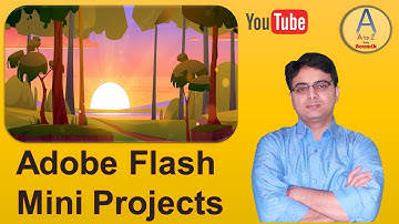 Adobe Flash Mini Project | Sunrise and Sunset Animation | Create Scene in Flash