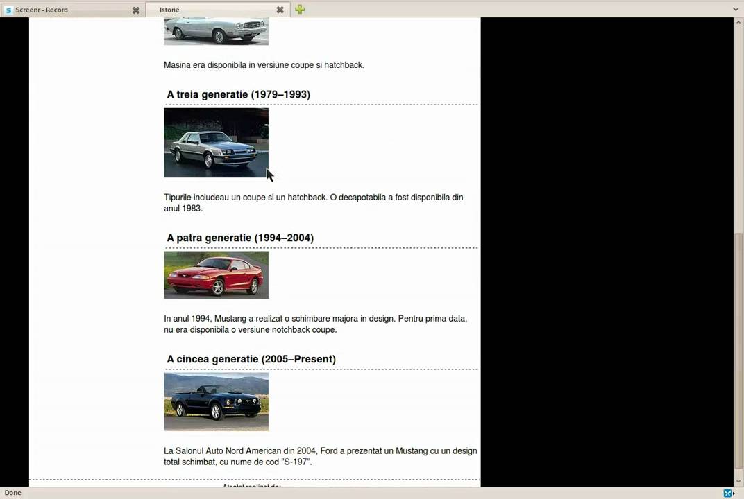 Screencast atestat informatica