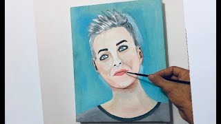 رسم  العارضه ميمي  الجميله شاهد الرسم Drawing a beautiful girl لايك للفيديو اذا عجبكم واشتركو