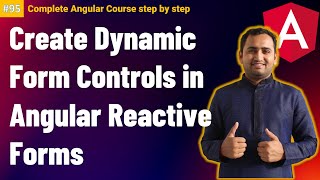 Create Dynamic Form Control in Angular Reactive Forms | Reactive forms in angular | Angular Tutorial