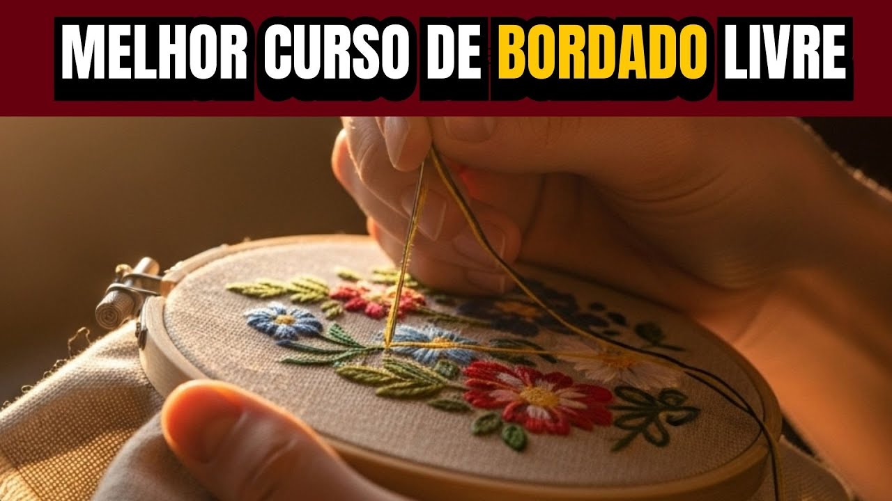 Academia do Bordado Livre 🚨COMO FUNCIONA🚨 Curso Academia do BORDADO ...