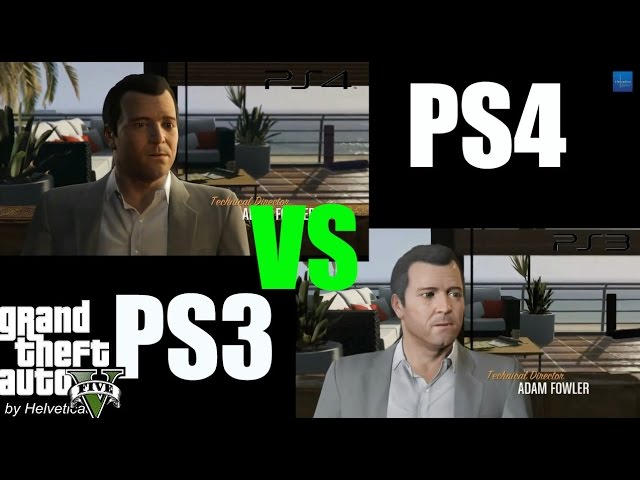 Gta5 Ps4 とps3 比較してみた Graphics Comparison Youtube