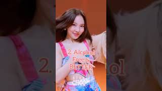 Ranking my 'TOP 10' Favourite Songs Of TWICE | Please help me reach 100 Subs | #kpop #shorts #twice