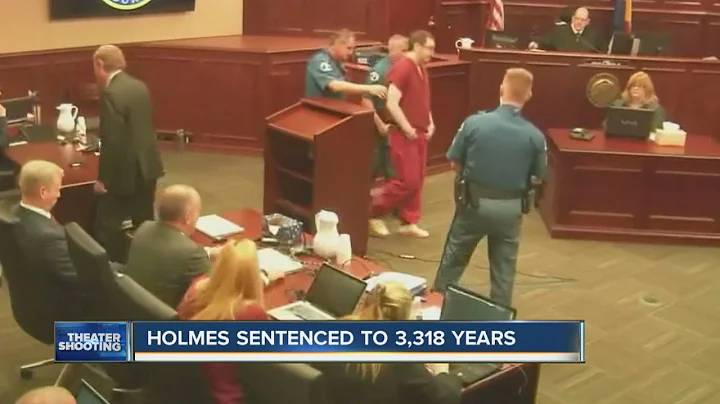 Holmes sentenced to 3,318 years