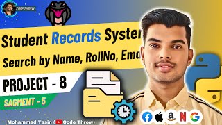 Student Record Management System in Python – Part 5 | Search Student Records by Name, Roll No & More