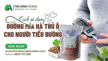 Cách sử dụng đường mía Hà Thủ Ô cho người tiểu đường I Thực dưỡng Fucoidan