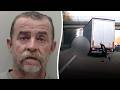 Moment lorry driver distracted by call from wife kills dad in crash | SWNS
