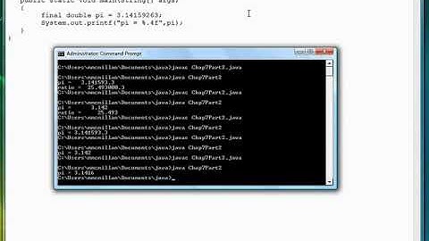 07-02 Formatted Output With printf | Beginners Java Programming.
