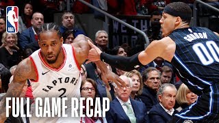 Magic Vs Raptors Kawhi Leonards 37 Points Leads Toronto Game 2