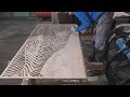 Milling of MDF panels with CNC. Фрезеровка МДФ панелей на ЧПУ