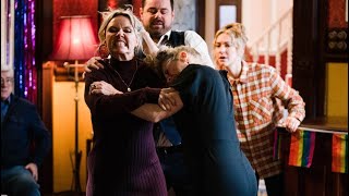 EastEnders - Linda Carter & Janine Butcher Fight (5th April 2022)