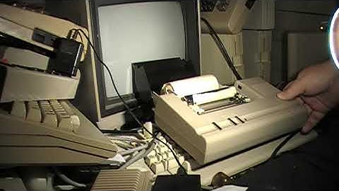 Commodore Episode 100 - 1520 Printer Plotter Testing C64 Vic-20 C128 - David Bradley