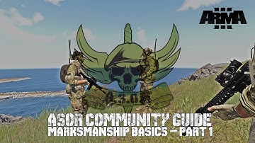 ASOR - COMMUNITY GUIDE: WEAPONS & MARKSMANSHIP PART 1