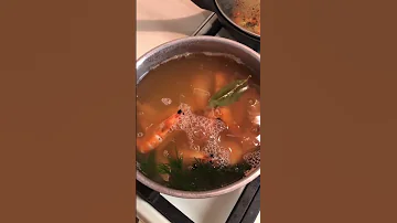 Как и сколько варить креветки 🦐 #еда #обзор #рецепт #креветки
