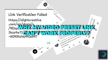 Alight preset link verification Failed/Alight Motion preset link problem/TrenTech