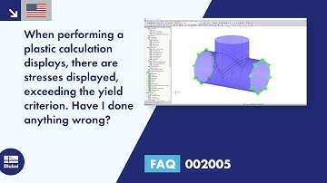 [EN] FAQ 002005 | When performing plastic design, I get stresses displayed that exceed the yield ...