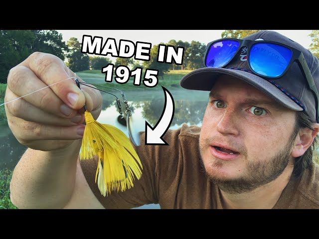 Fishing with 100 Year Old Antique Lures! (Herb's Dilly & Shannon Twin  Spinner) 