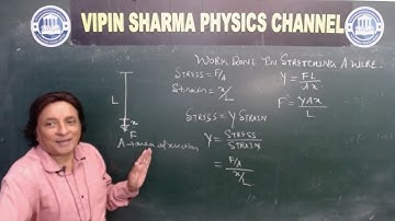 WORK DONE IN STRETCHING A WIRE V -7 ELASTICITY