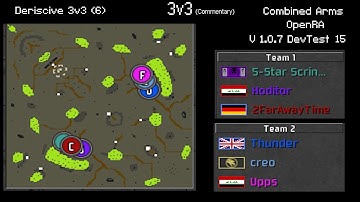 15# Prism cannon - 3v3 - Combined Arms V1.0.7 DevTest 15 (OpenRA)