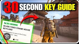 Riven Tides Crane House keycard