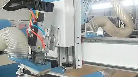 1530 ATC cutting machine with swing head and rotation axis