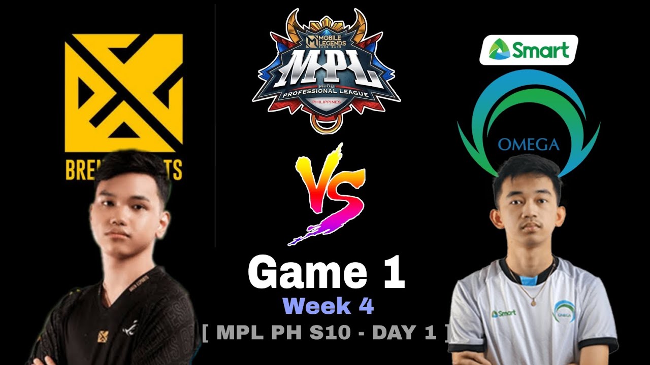 Bren Esports vs Smart Omega Game 1 | MPL-PH S10 W4 Day 1