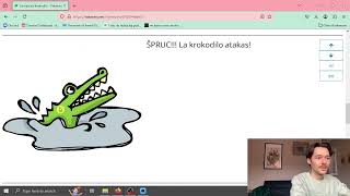 The Hungry Crocodile   Super Beginner Comprehensible Esperanto