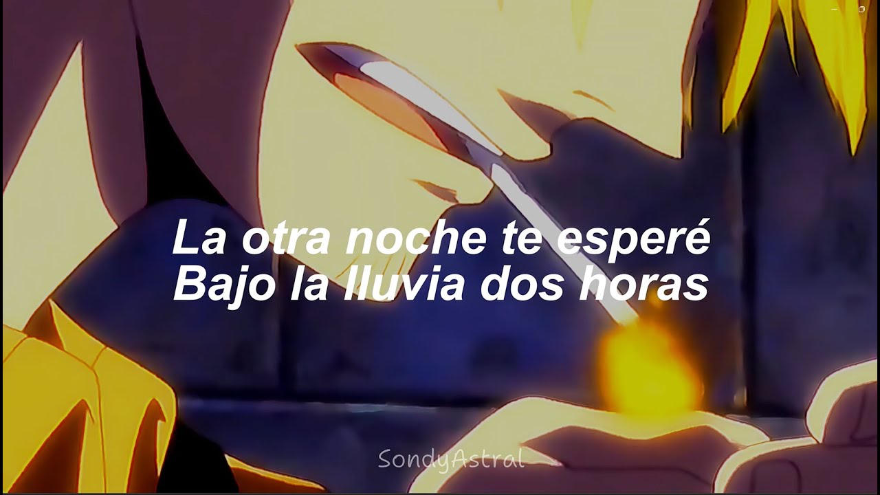 "La otra noche te esperé bajo la lluvia dos horas" - YouTube