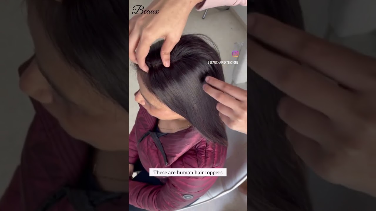 Instant fix | Beaux hair transformation | Hair toppers | Quick transformation | Try now | 